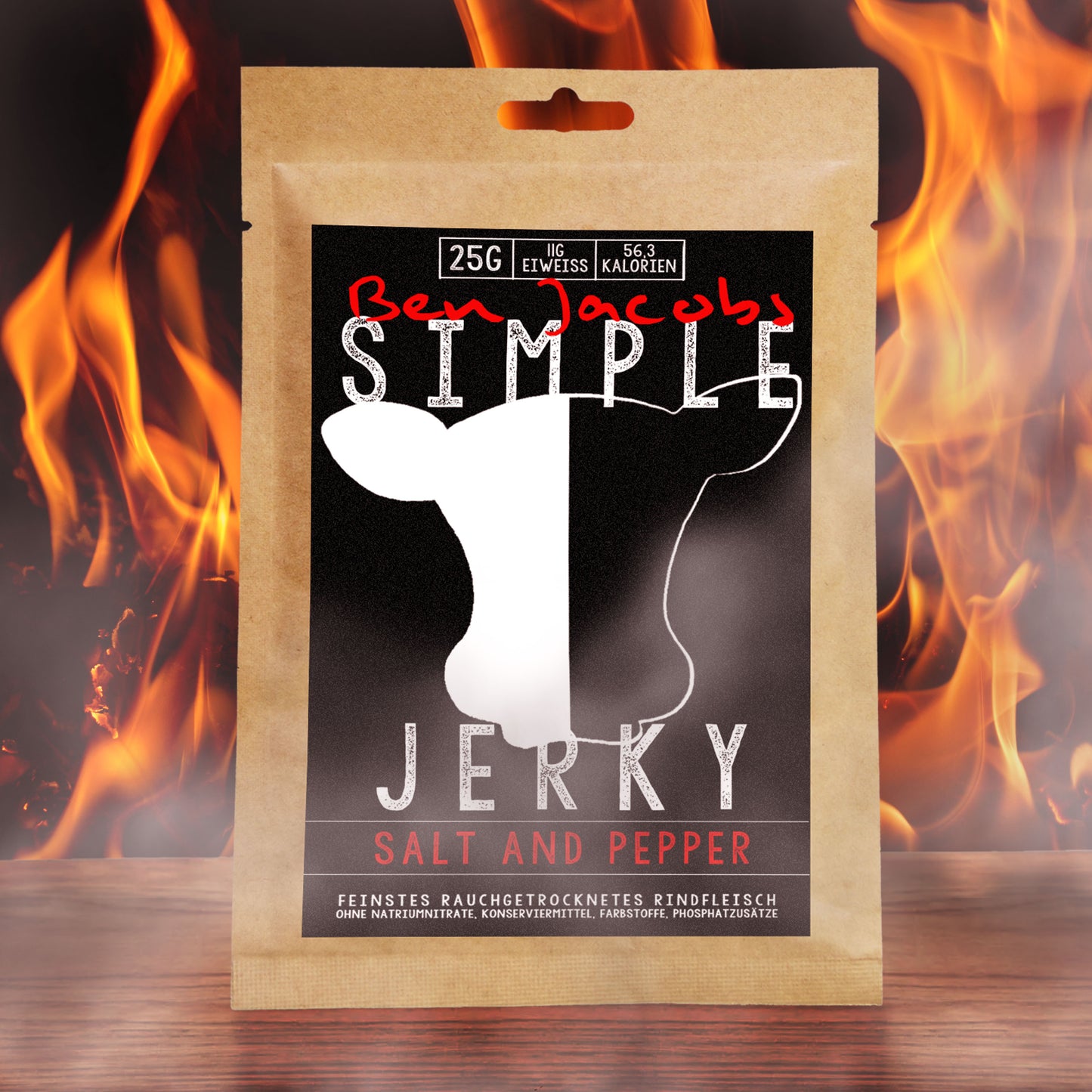 Jerky Simple - Sel & Poivre (25g)
